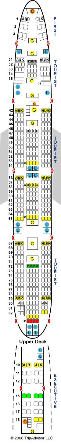 seat maps for air india 747
